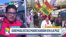 Gremiales y otros sectores marchan en diversos departamentos en rechazo a disposición del PGE