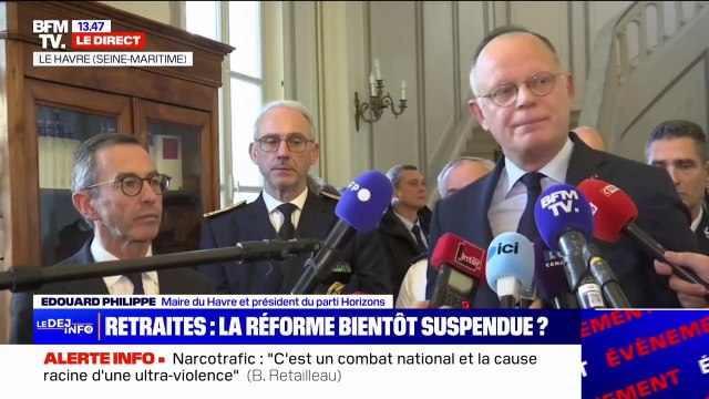 Il faut avoir dire le courage de se dire la vérité : Édouard Philippe, maire du Havre, réagit au dérèglement du système de financement des retraites