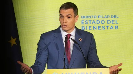 Sánchez asegura que el "mayor problema" de las clases medias es el acceso a la vivienda