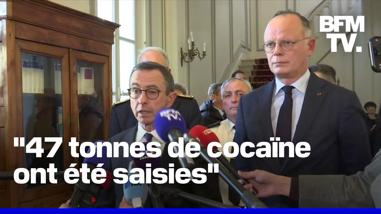 Trafic de drogues au Havre: l'Intégralité du point de Bruno Retailleau, ministre de l'Intérieur