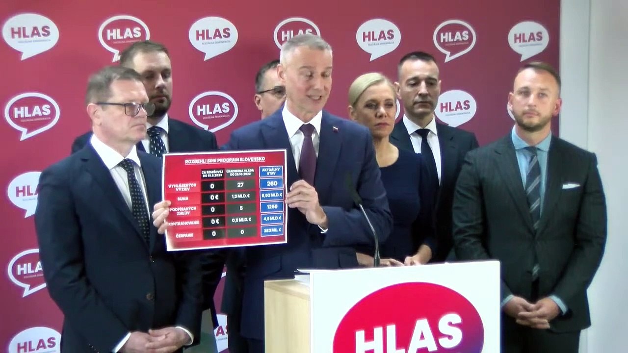ZÁZNAM: Hlas-SD chce v roku 2025 uviesť návrhy na posilnenie sociálnych práv i regiónov