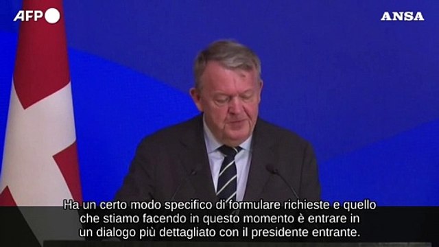 Groenlandia, Danimarca continuera' i colloqui per garantire gli interessi americani