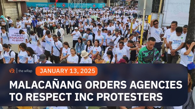 Respect Iglesia ni Cristo protesters, Malacañang orders agencies