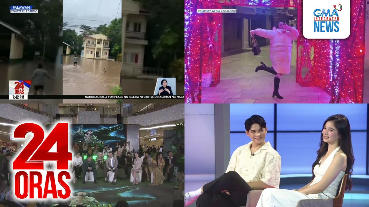 24 Oras: (Part 3) Ilang bahagi ng MIMAROPA at Bicol Region, binaha; Pilipinang nagbakasyon sa Slovenia, natagpuang patay sa saksak; suspek, asawa niyang Slovenian; Sofia Pablo sa 'di nila pag-uusap ni Jillian Ward:.., atbp.