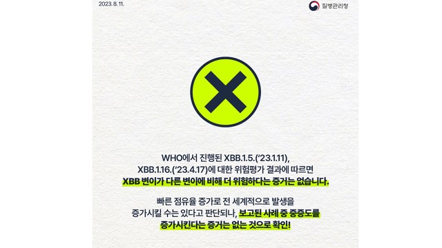 '치명적 코로나 변이 XBB 발생?'...가짜 뉴스 재확산 / YTN