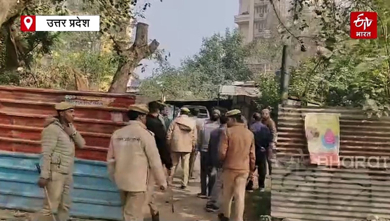लखनऊ के पॉश इलाके डालीबाग में गरजा बुलडोजर, LDA ने खाली कराई सरकारी जमीन