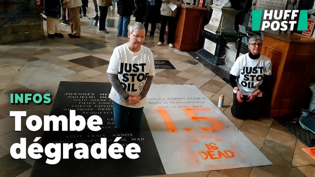 Ces écologistes dénoncent l’inaction climatique au cœur de l’abbaye de Westminster