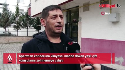 Yaşlı kadın dehşet saçtı! Komşularını zehirlemeye çalıştı, polise satırla saldırdı