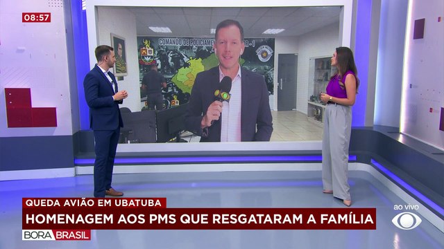 Queda de avião em Ubatuba: policiais que atuaram no resgate são homenageados