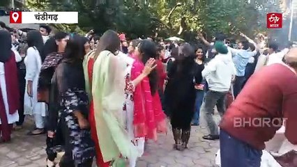 पंजाब यूनिवर्सिटी में लोहड़ी का जश्न, भांगड़ा पर जमकर थिरके स्टूडेंट्स .. देखें Video
