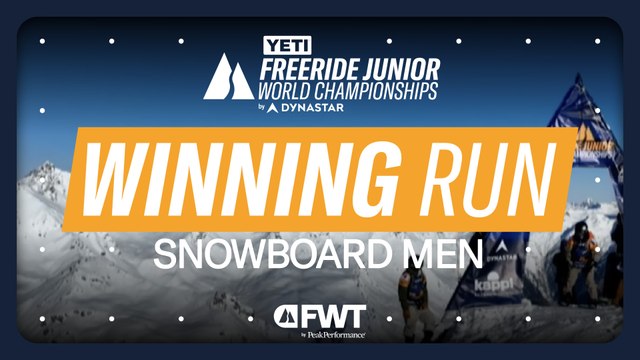 Winning Run Snowboard Men: Kea Chretien - 2025 YETI Junior World Championships Kappl by Dynastar