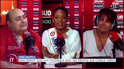 Vos people : Miss France 2025 fait polémique avec ses propos sur Charlie Hebdo