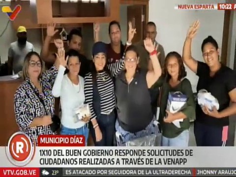 Nueva Esparta I El 1x10 del Buen Gobierno atendió solicitudes de ciudadanos del mcpio. Díaz