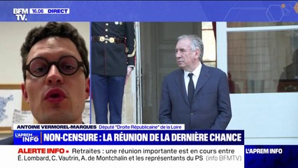 Antoine Vermorel-Marques (“Droite Républicaine”) refuse "une suspension pure et simple sans aucune condition et sans aucune certitude de trouver une autre réforme des retraites"