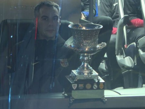 La Supercopa de España ya está en Barcelona