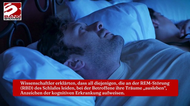 Unruhiger Schlaf könnte ein frühes Anzeichen von Demenz sein.