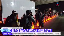 Sale la tercera caravana migrante del año de Tapachula, Chiapas