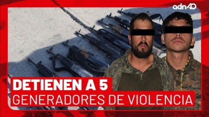 🚨 ¡Última Hora! Caen 5 en Sinaloa con arsenal. Liberan a dos personas privadas de su libertad