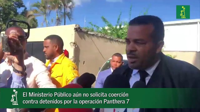 El Ministerio Público aún no solicita coerción contra detenidos por la operación Panthera 7