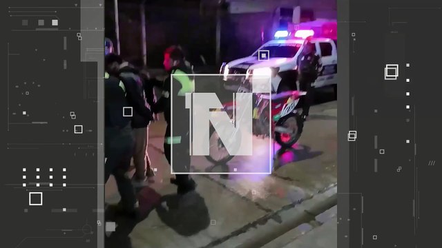 VIDEO: Policía capturó a dos 'motoladrones' en la avenida Blanco Galindo