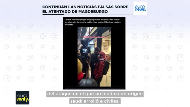 Las noticias falsas sobre el atentado de Magdeburgo se extienden antes de las elecciones alemanas