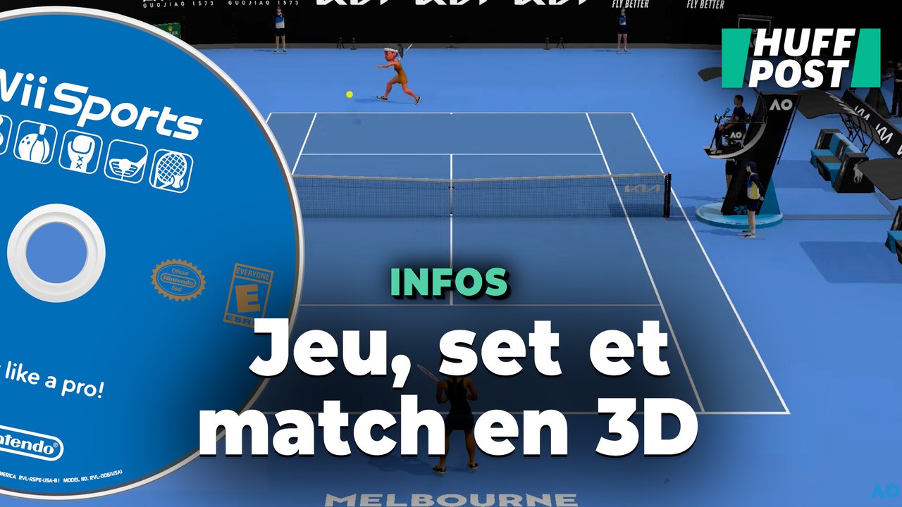 Faute de droit vidéo, l’Open d’Australie diffuse ses matchs sur YouTube en mode Wii