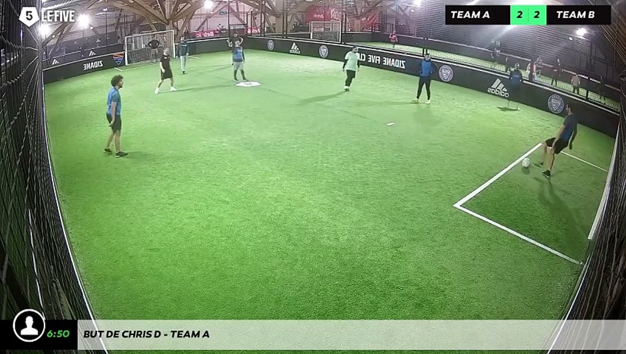 But de Chris D - Team A