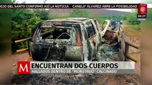 Apatzingán: hallan dos cadáveres calcinados tras explosión