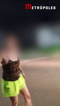 Vídeo: bêbada, mulher atropela pastor e tenta rezar pai-nosso em Goiás