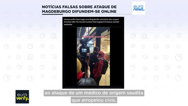 Como as notícias falsas sobre o atentado de Magdeburgo se estão a espalhar antes das eleições alemãs