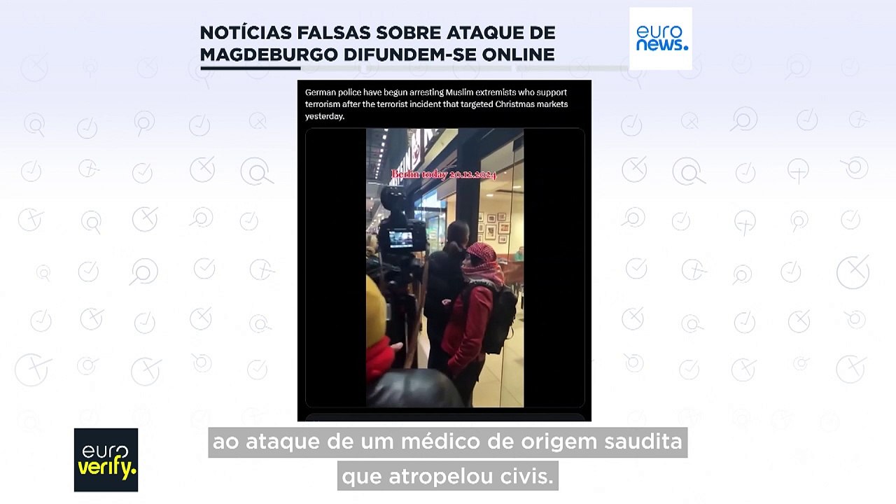 Como as notícias falsas sobre o atentado de Magdeburgo se estão a espalhar antes das eleições alemãs