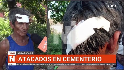 ATACADOS EN UUN CEMENTERIO