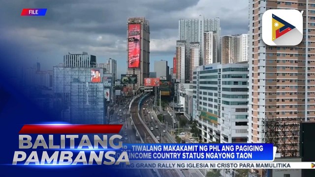 PBBM, kumpyansa na makakamit ng Pilipinas ang upper middle country status ngayong 2025