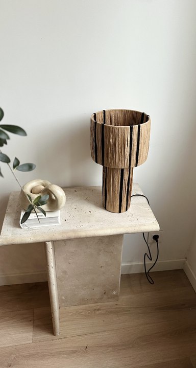 J’ai fabriqué une lampe pour Amélia du compte IG @myhyggehouse 🏼