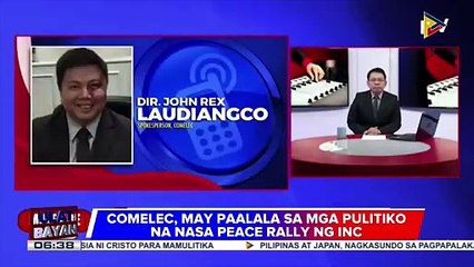 Comelec, may paalala sa mga politiko na nasa peace rally ng INC