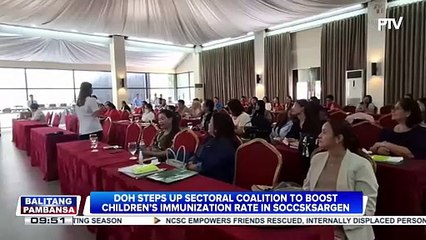 DOH steps up sectoral coalition to boost children’s immunization rate in Soccsksargen