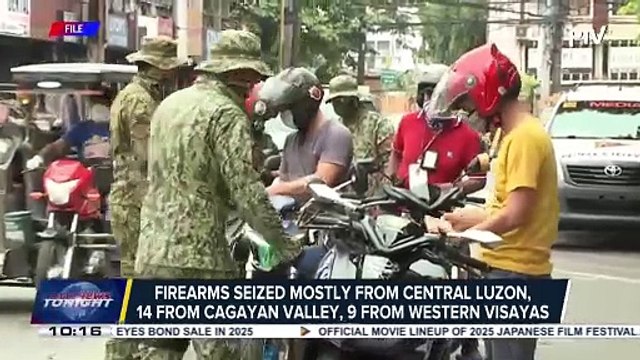 PNP arrests over 30 election gun ban violators