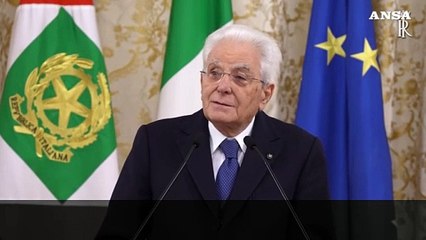 Mattarella: "Torna la politica di potenza ottocentesca"