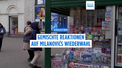 Gemischte Reaktionen in Kroatien auf Milanovićs Sieg