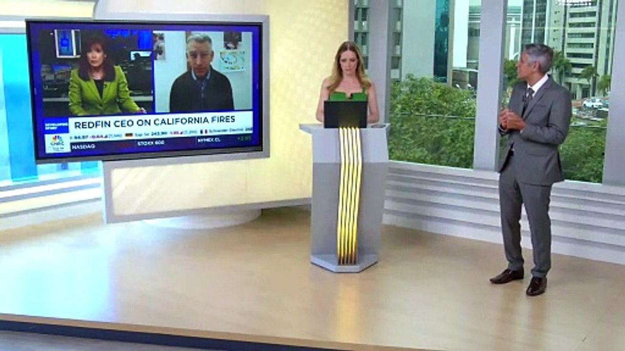 Os impactos no setor imobiliário após os incêndios florestais na Califórnia | CNBC BREAKING