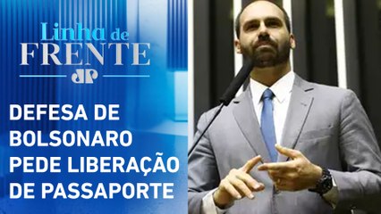 Eduardo critica Moraes por pedir convite de Trump | LINHA DE FRENTE