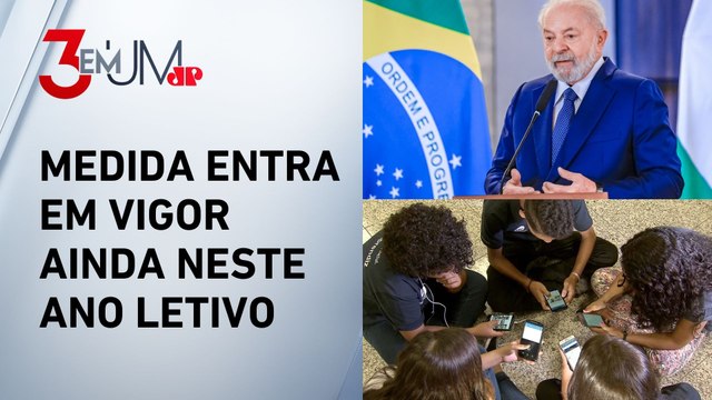 Lula sanciona proibição do uso de celulares nas escolas