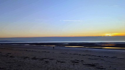 Crosby Beach Sunset Timelapse