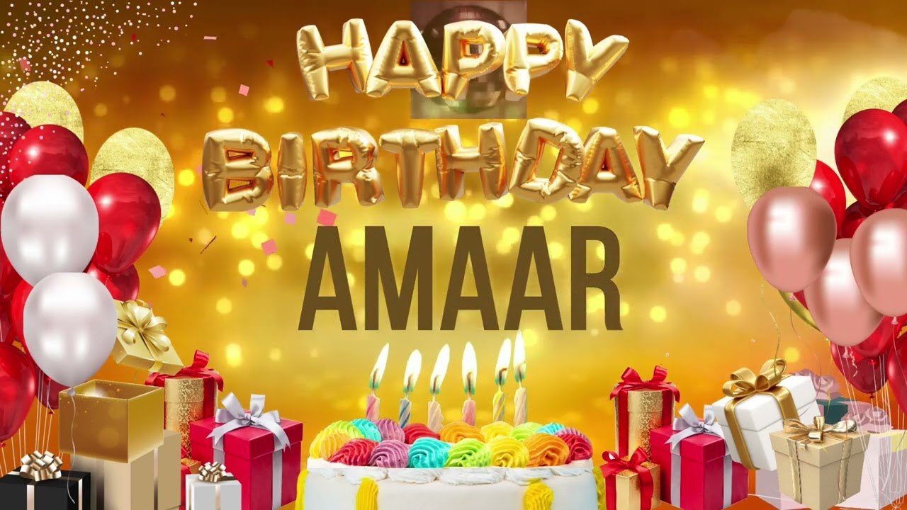 Amaar - Happy Birthday Amaar
