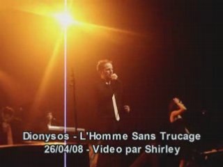 Dionysos l homme sans trucage live lille