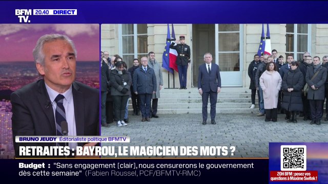 LE CHOIX DE BRUNO - Retraites: François Bayrou, le magicien des mots?