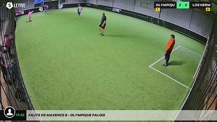 Faute de Maxence B - Olympique Palois