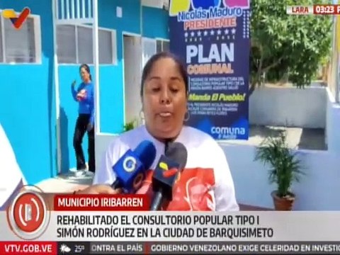 Lara | Familias son beneficiadas con rehabilitación del consultorio Tipo I “Simón Rodríguez”