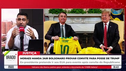 MORAES EXIGE PROVAS DE QUE CONVITE DE TRUMP A BOLSONARO É REAL