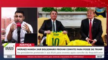 MORAES EXIGE PROVAS DE QUE CONVITE DE TRUMP A BOLSONARO É REAL